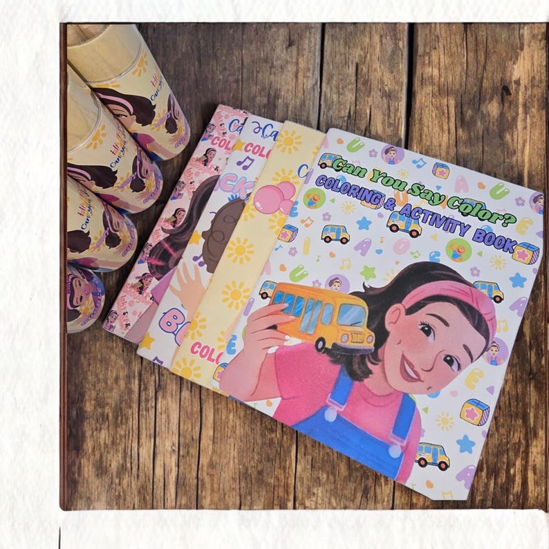 Ms. Rachel Coloring Book & (8) Crayons - Etsy