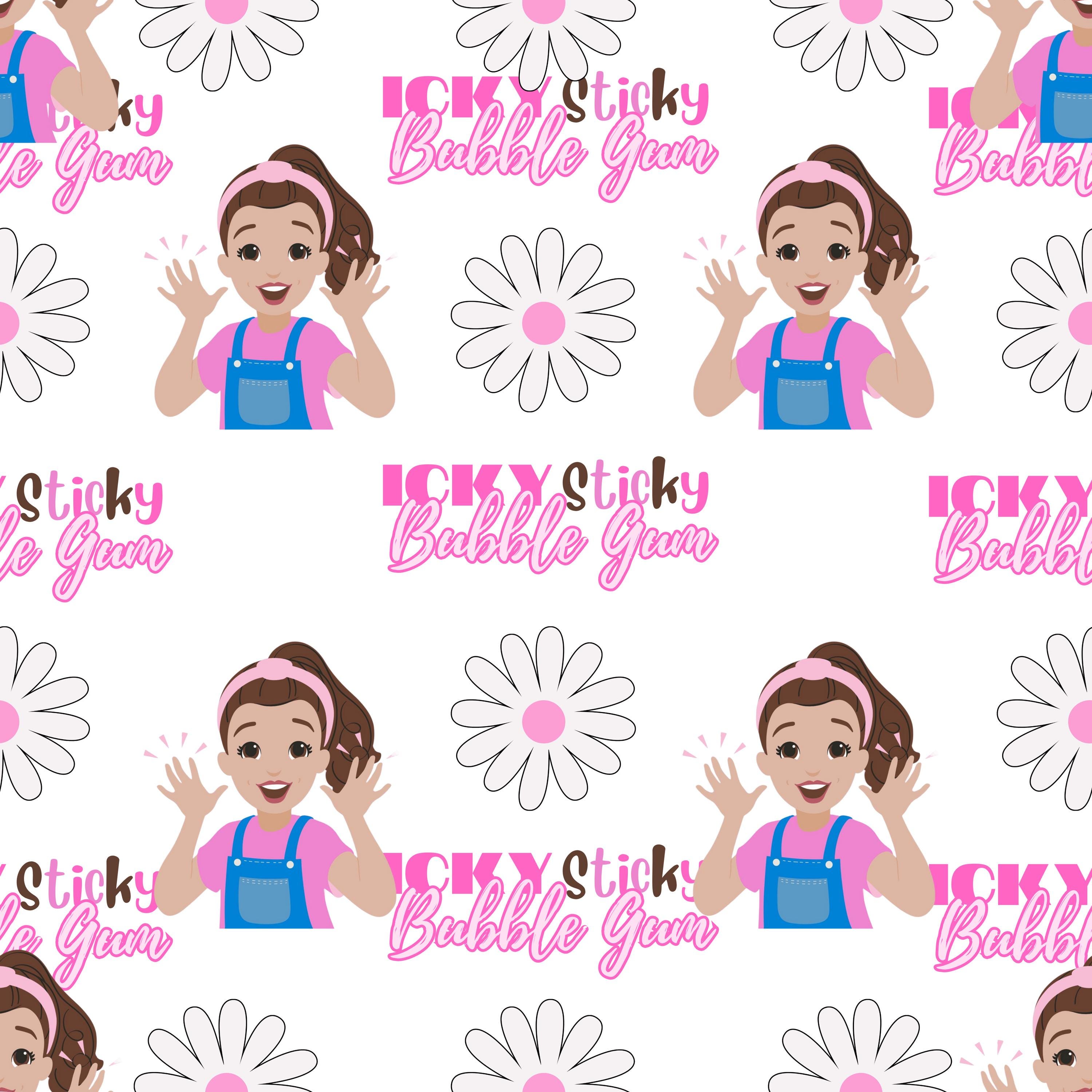Icky Sticky Bubble Gum Digital Paper Bundle: Seamless Designs - Etsy