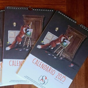 Calendario Artistico, 12 illustrazioni su carta Fedrigoni Tintoretto Gesso, anche da ritagliare e incorniciare