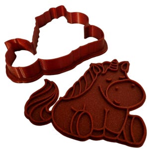 Unicorn cookie cutter