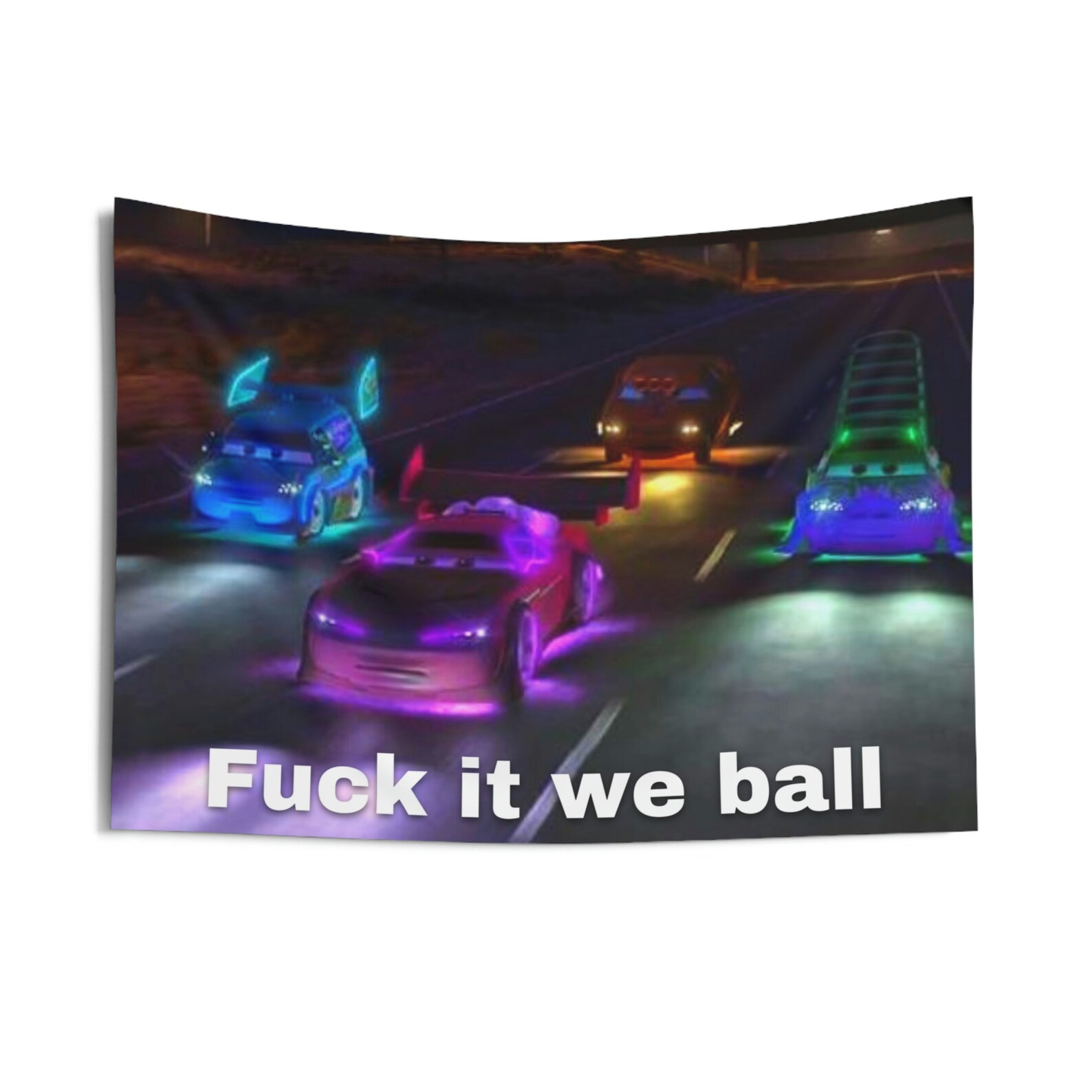 Cars, Fuck It We Ball, Indoor Wall Tapestries - Etsy