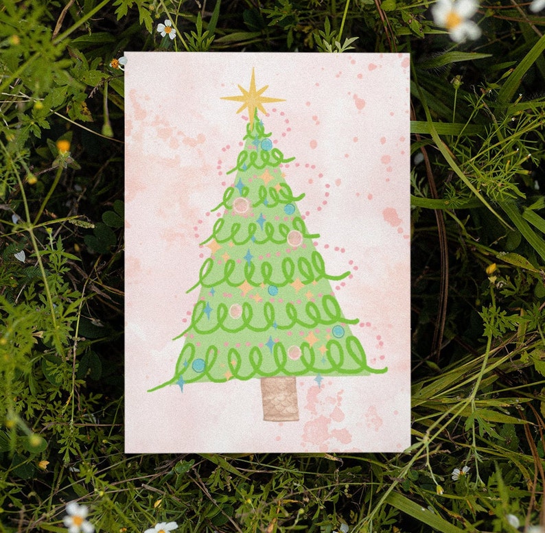 Printable Christmas Card Whimsical - Il 794xN.5613568970 Rc1r