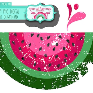 Watermelon PNG JPG, Distressed Watermelon TShirt Design,Watermelon Sticker Design, Watermelon Clip Art, Summer Tshirt Design,Summer Clip Art