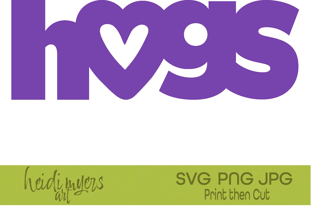 Hugs SVG PNG JPG, Purple, Hugs T-shirt Design, Love Icons Svg, Print ...