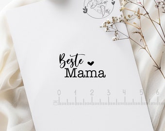 Stempel "Beste Mama" | Muttertag | Geschenk | Verschenken