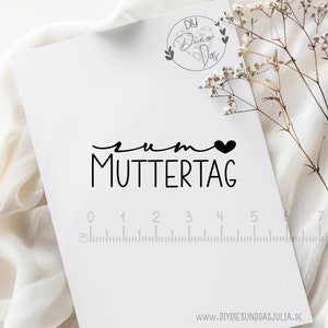 Stempel "zum MUTTERTAG" | Geschenk | Verschenken | Muttertag