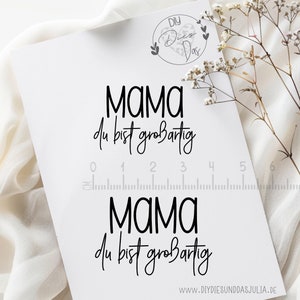 Stempel "MAMA du bist großartig" Freunde | Geschenk | Muttertag