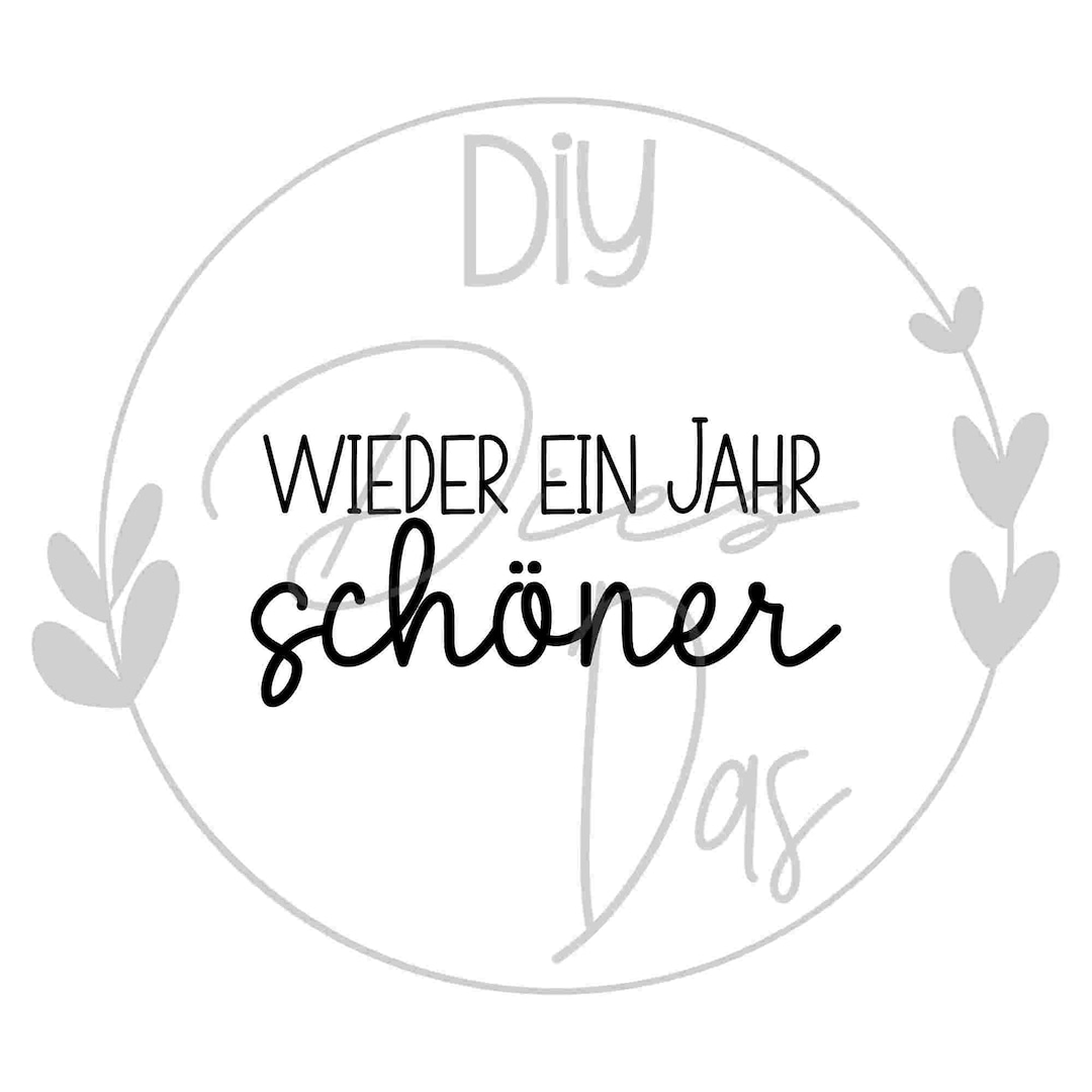 Stempel wieder Ein Jahr Schöner Geschenk Etsy