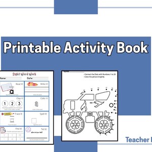 Activity Book for Kids PRINTABLE
