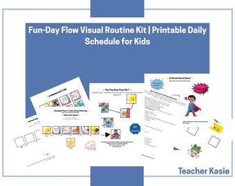 Visual Routine Kit | Daily Schedule, Calm Transitions (Digital Download)