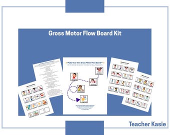 Gross Motor Flow Board | Kids Exercise Cards & Brain Breaks | Classroom Movement Activities