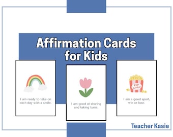 Affirmationskarten für Kinder