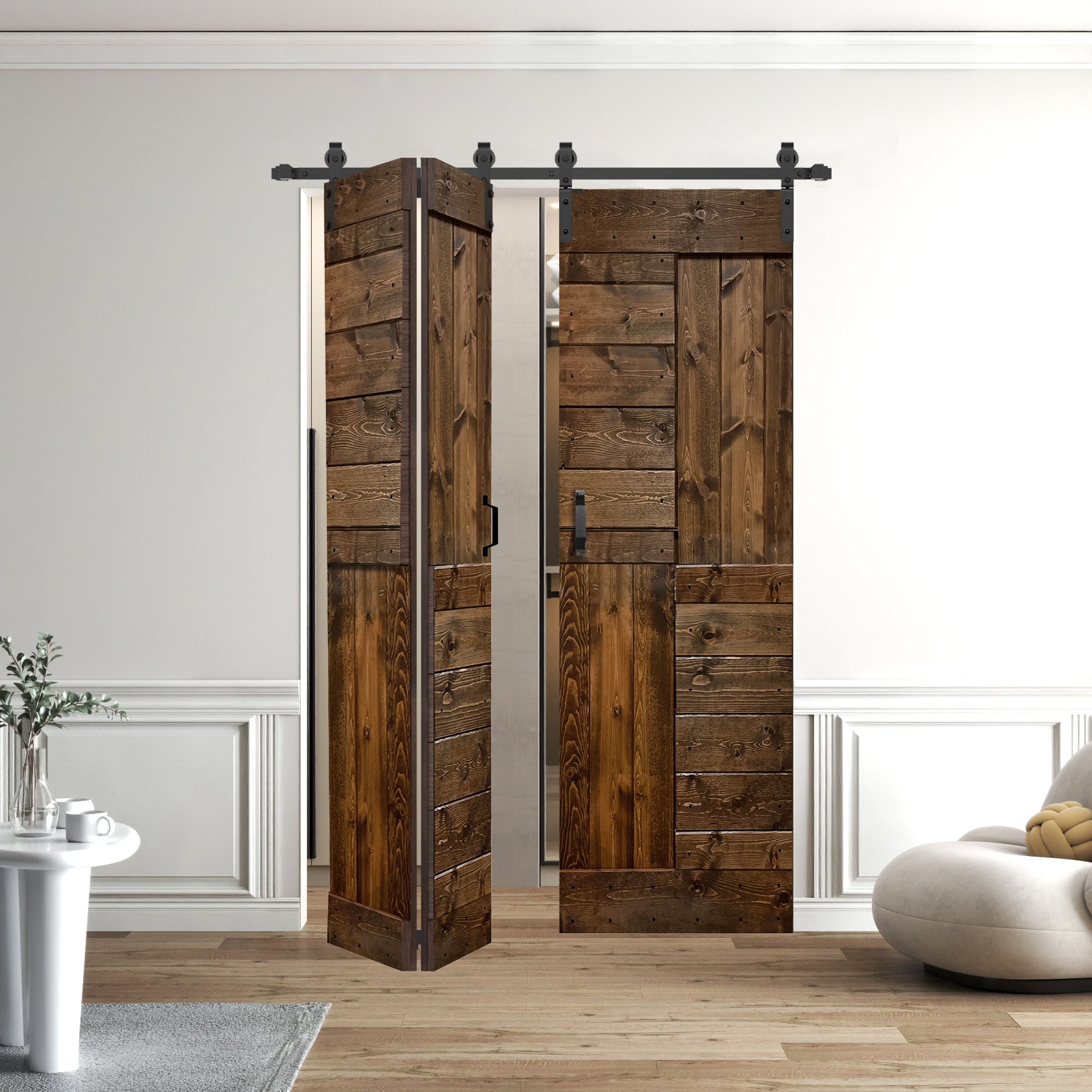 Solid Wood Bi Folding Doors