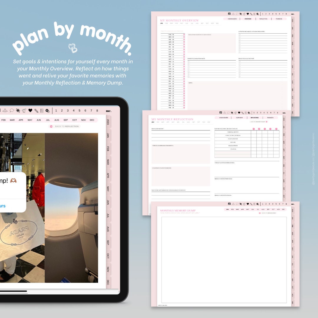 2023 Digital Planner ME ERA 2023 Planner Daily, Weekly & Monthly