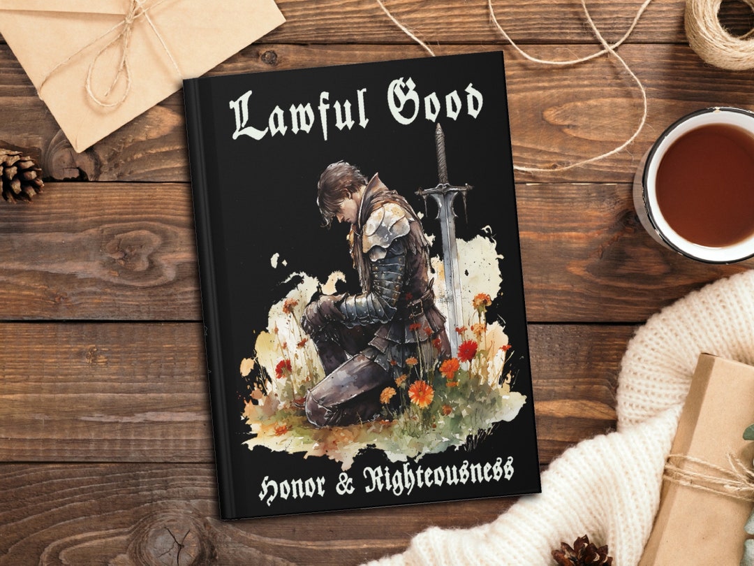 Dnd Custom Journal Lawful Good Character Alignment, Campaign Journal DM ...