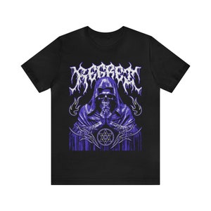 Bedauern Sie urban Streetwear Grafik-T-Shirt, Grunge-T-Shirt, Metal-T-Shirt, Sommer-T-Shirt, Mode-T-Shirt, Sensenmann-T-Shirt