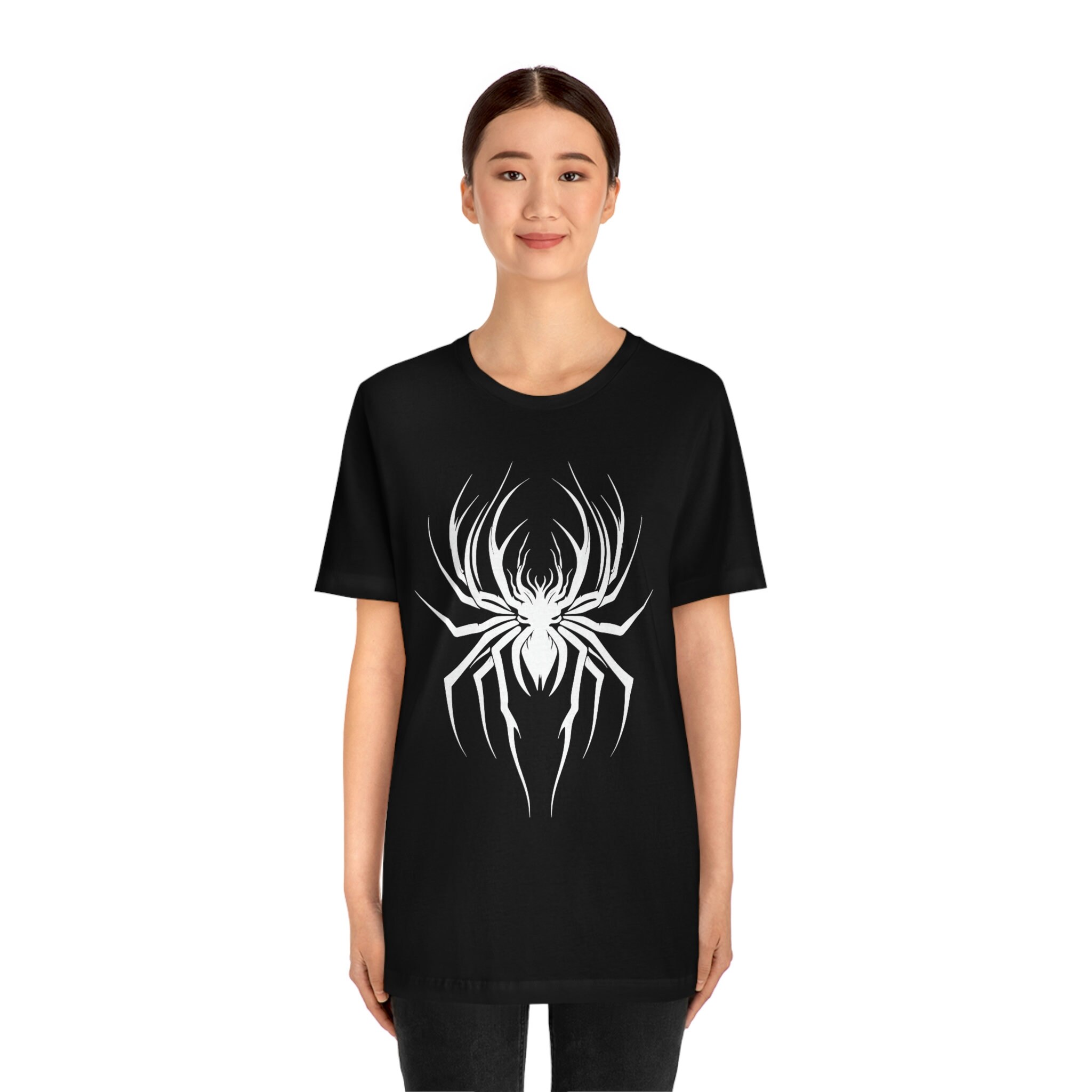Spider T Shirt , Spider Graphic T Shirt , White Spider T