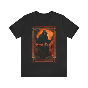 Grim Reaper Graphic T Shirt , Death T Shirt , Heavy Metal Style T Shirt