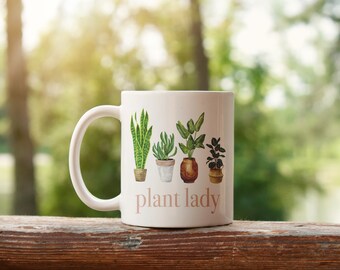 Plant lady mug, Crazy plant lady, Plant lover gift, House plant obsessed,  Cute plant mug, Gardener gift funny, Plant lover, Plant mom gift