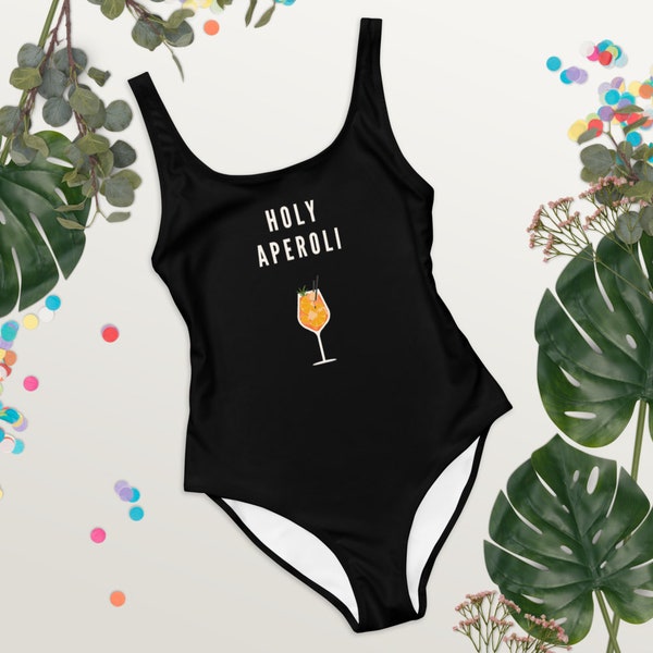 Holy Aperoli Swimsuit Badeanzug Schwarz