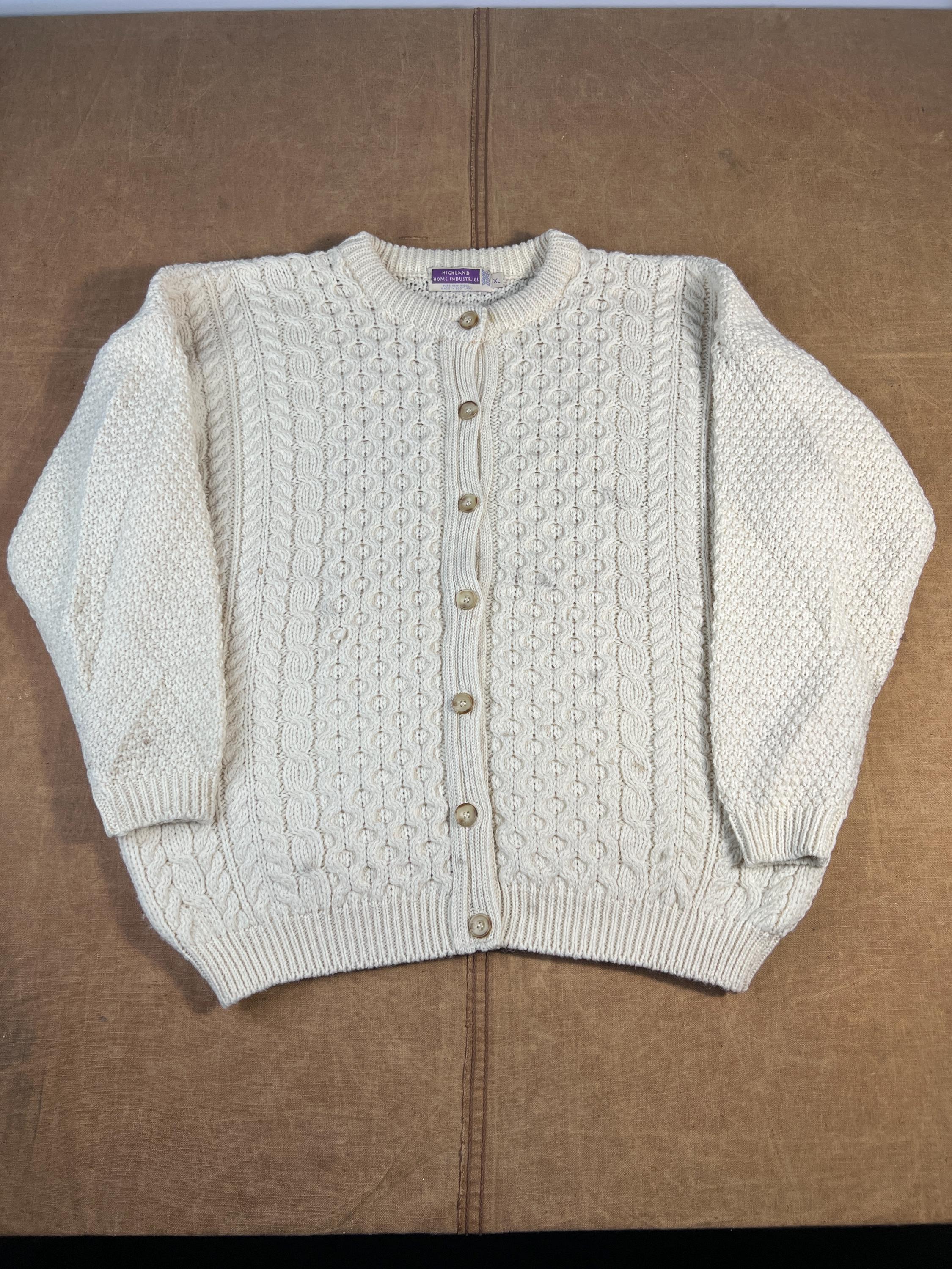 Vert foncé chiné | Pull irlandais à col rond - Homme - Pure Laine | FR