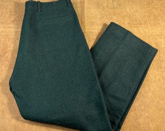 Vintage 50's 60's Genuine Boat Sail Drill Regular Fit Talon Zipper