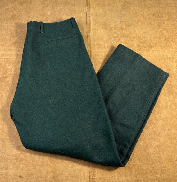 Vintage 50's 60's Genuine Boat Sail Drill Regular Fit Talon Zipper