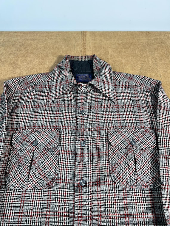 PENDLETON ウールシャツ　60s vintage Pure virgin Vintage 60' 70's Pendleton Two Pocket Plaid Pattern Virgin Wool