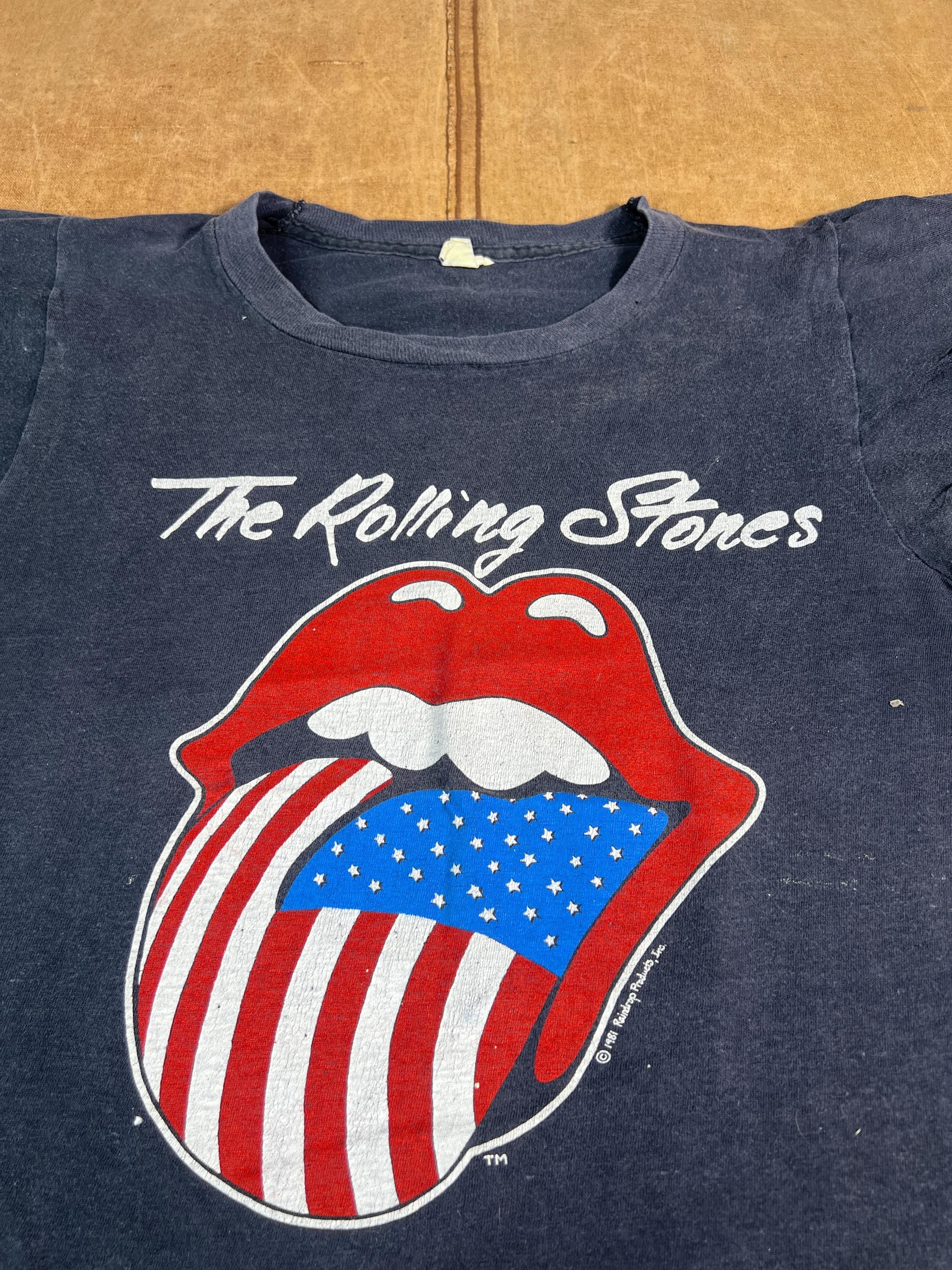 ヴィンテージ 80年代 ザ・ローリング・ストーンズ ロックTシャツ