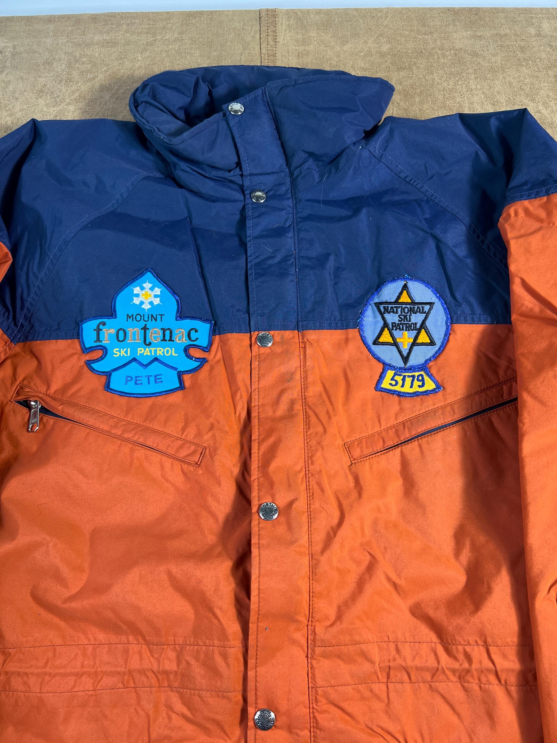 Vintage 80's Blue Label the North Face Four Pocket Ski Patrol Made