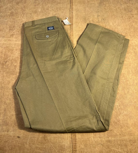 サンプル品 90s USA製 Dockers チノパン LOOSE FIT Vintage 80's 90's Dockers Levis Loose Fit Pleated Style Causal