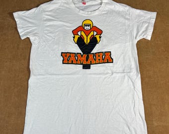 Vintage 70s Yamaha Motorcycle Biker Japanese Made in USA Single