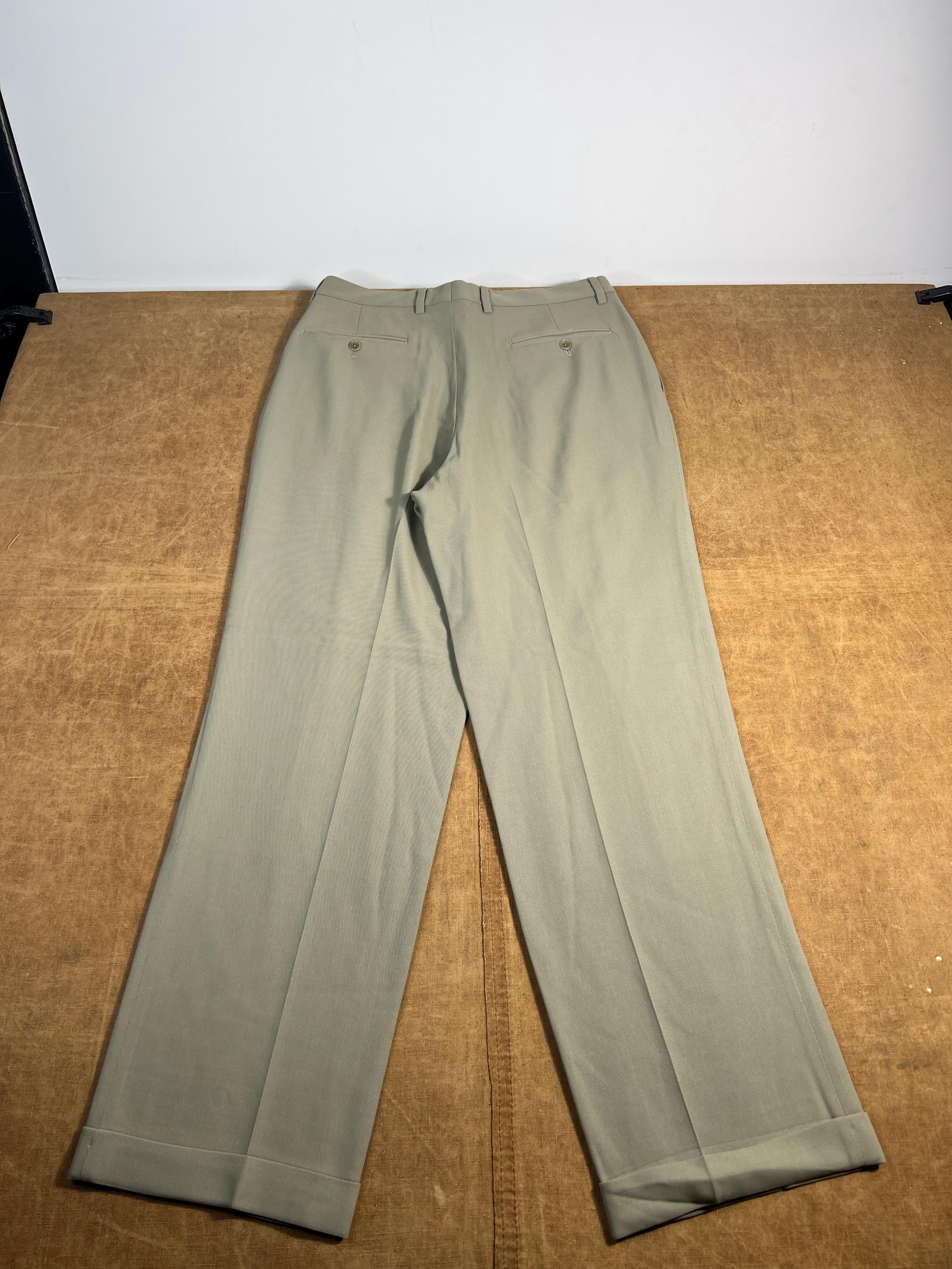 Vintage 80's 90's Banana Republic Regular Fit Pleated Style Wool