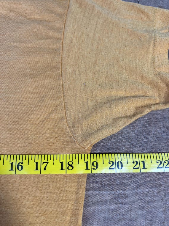 Vintage 70's Target Basic Blank Single Stitch Cot… - image 6