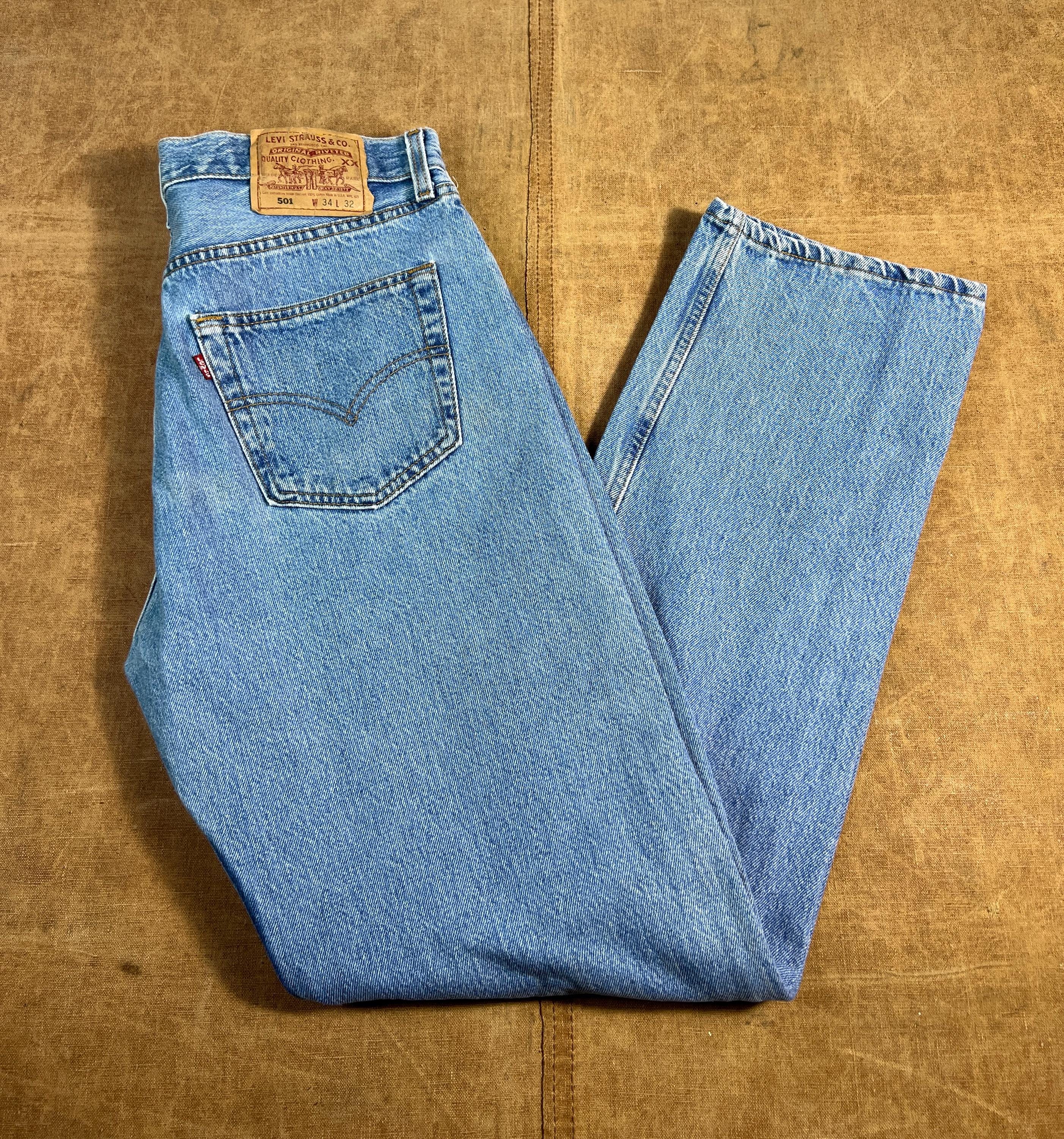 Women's 100% Cotton Levis 501 Jeans