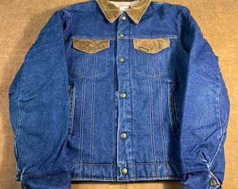 Vintage 70's - 80's Men's 'saddle King Western' Denim Jacket