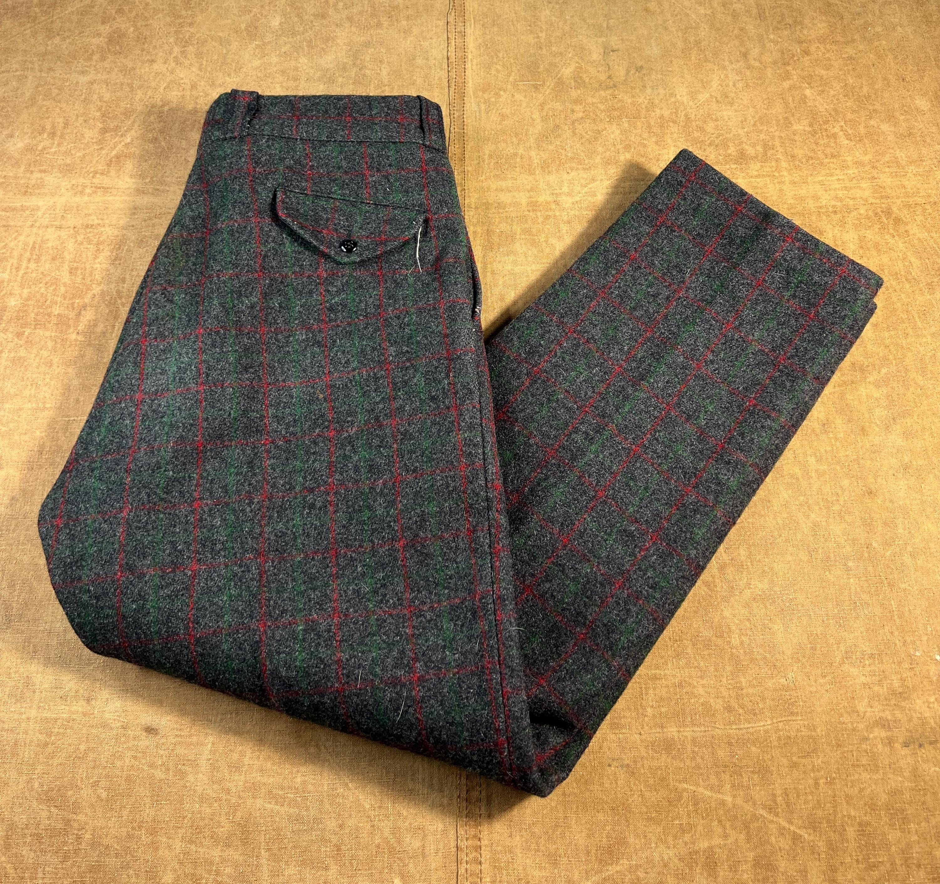 Vintage 60's Johnson Woolen Mills Hunting Regular Fit Plaid