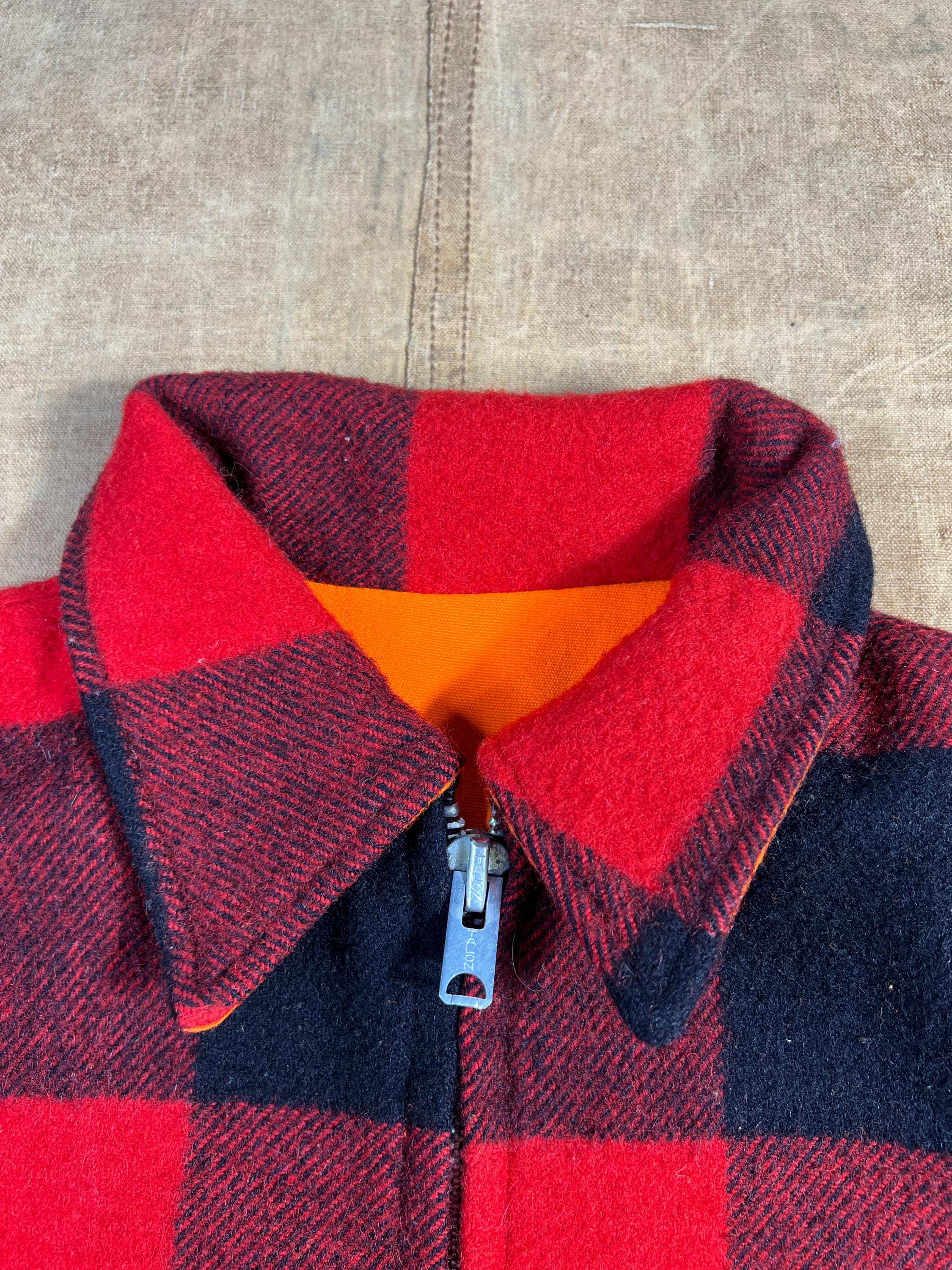 Vintage 70's 80's Reversible Woolrich Two Pocket Lumberjack