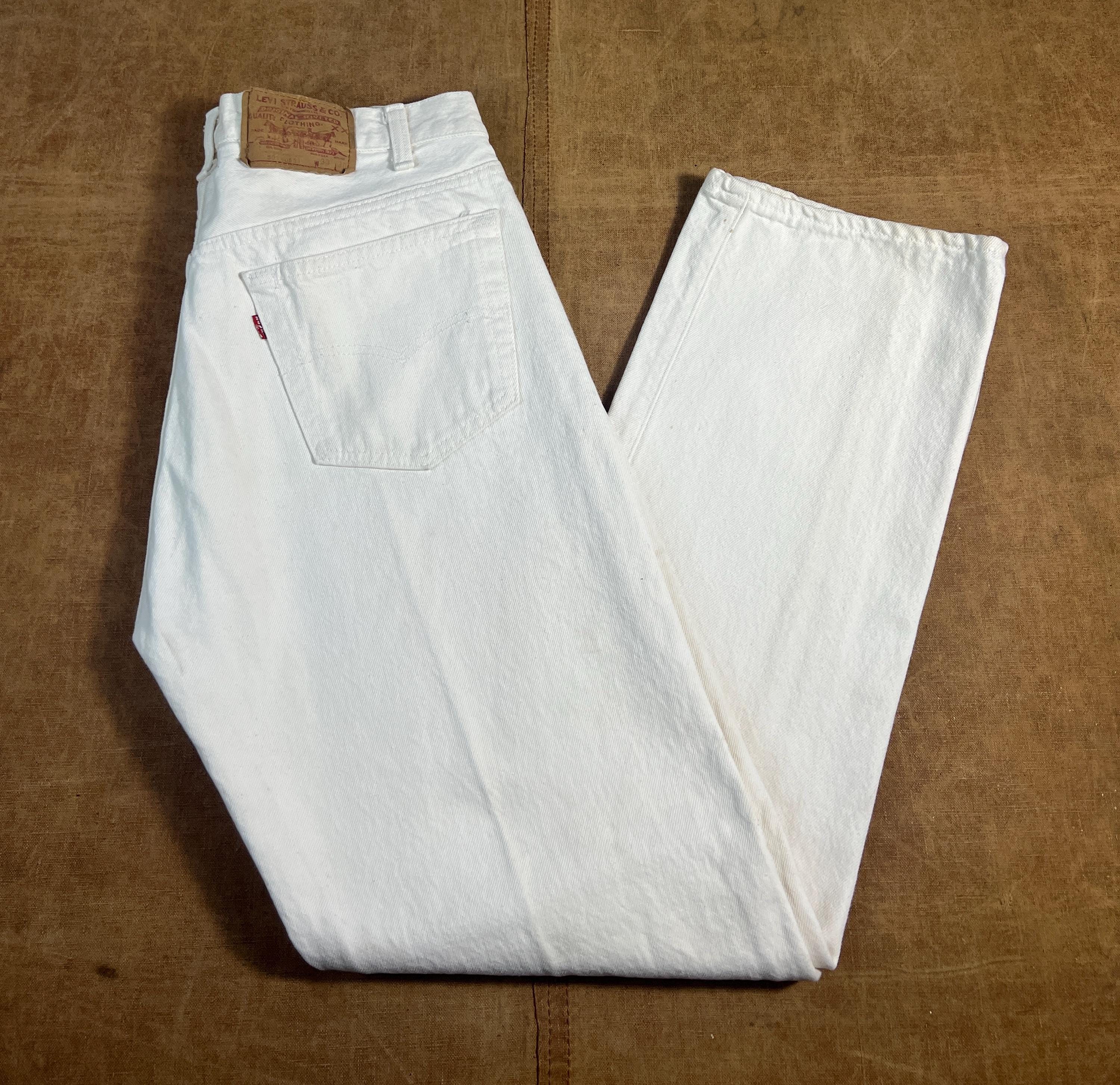 Vintage 90's Levis 501 Original Fit Red Tab Made in USA Button Fly
