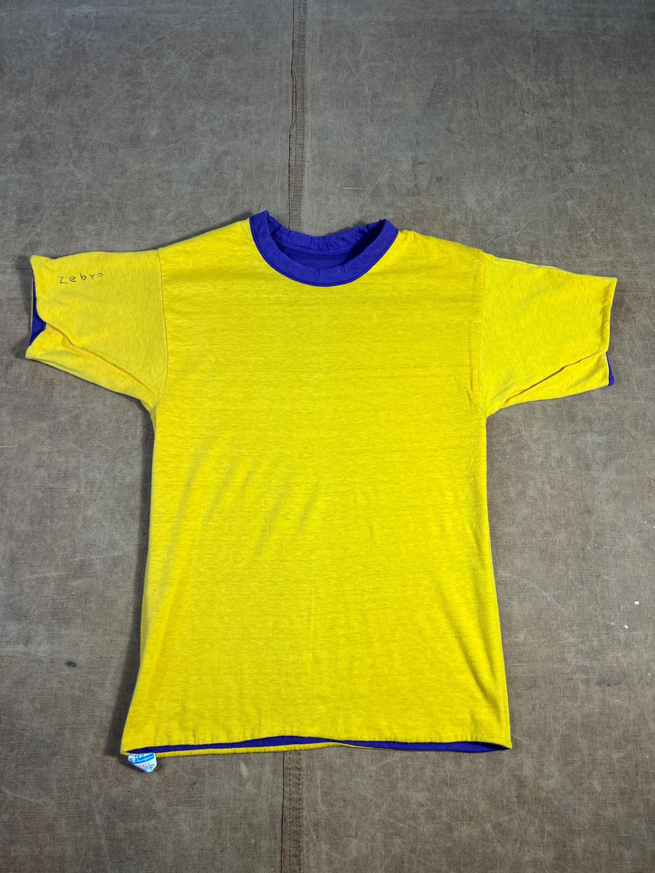 Vintage 70's 80's Champion Gym T Shirt Wisconsin High School