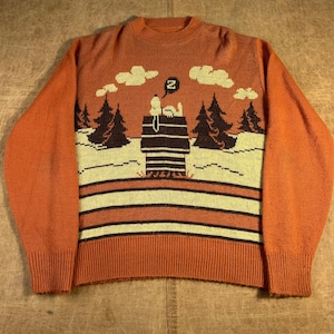70s Snoopy Sweater - Etsy