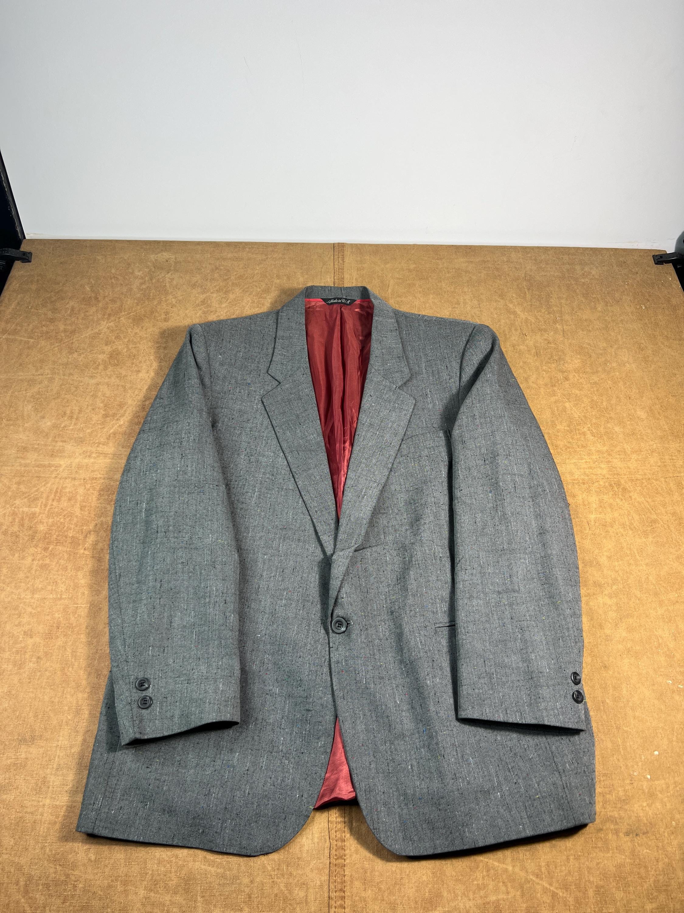 Vintage 80's Levi's Sevens Two Piece Suit Blazer Sport Coat Loose