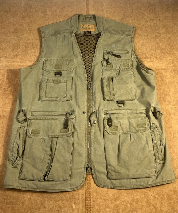 Vintage 90s Eddie Bauer Tactical Hunting Fishing Multi Pocket