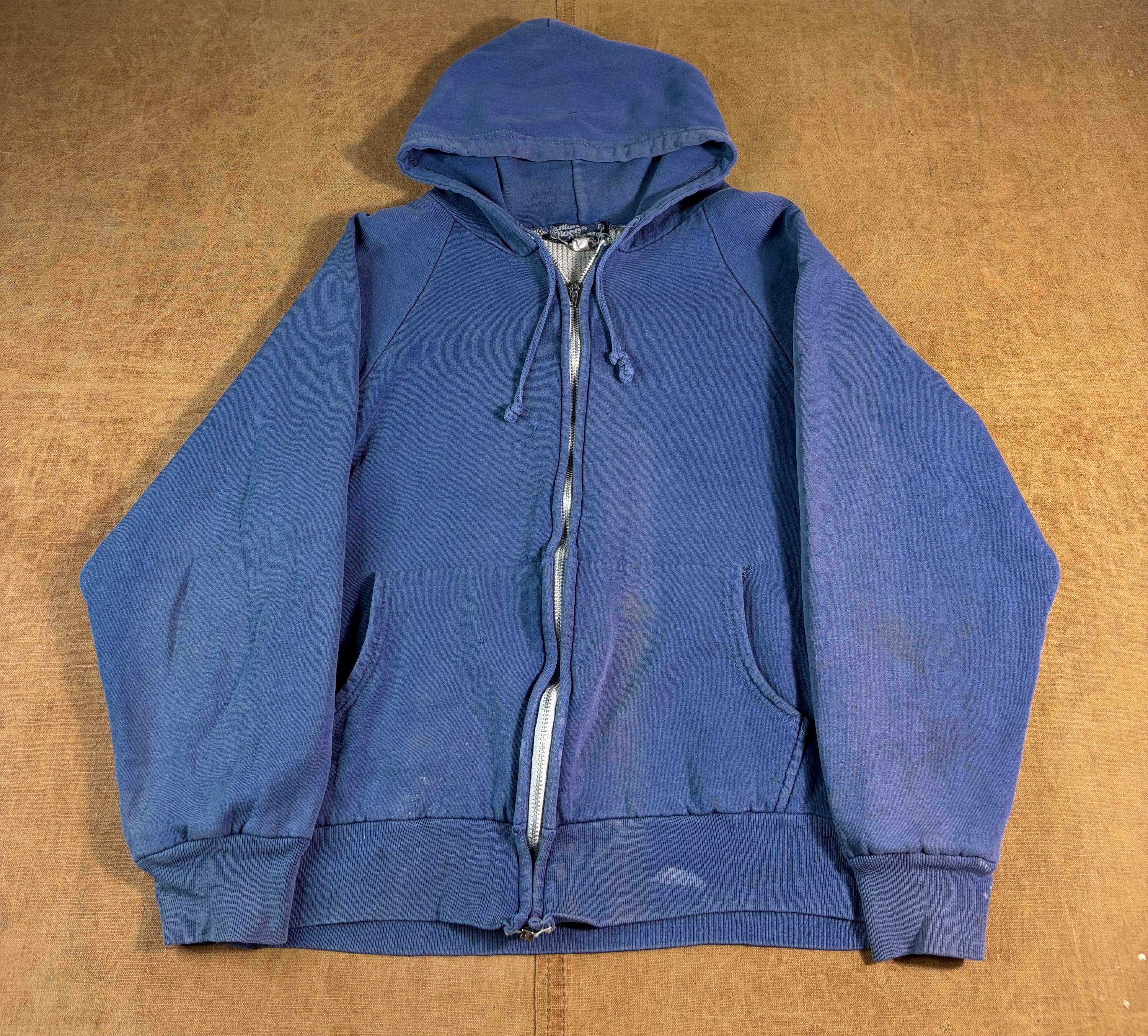 Vintage 60s Thermal Hoodie - Etsy