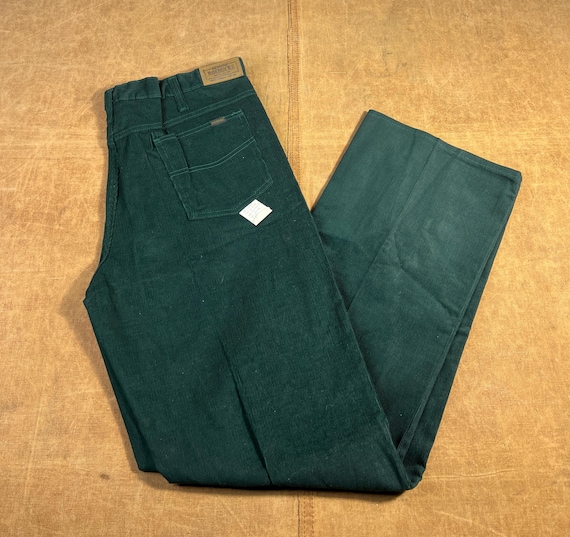 Vintage 70's Sears Roebucks Regular Fit Corduroy Pattern Made in