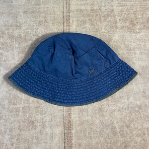Vintage Gap Bucket Hat Blue Jean Unisex Small/Medium Vintage Gap Denim Bucket Hat - Side Snaps - Size Small  main image 4