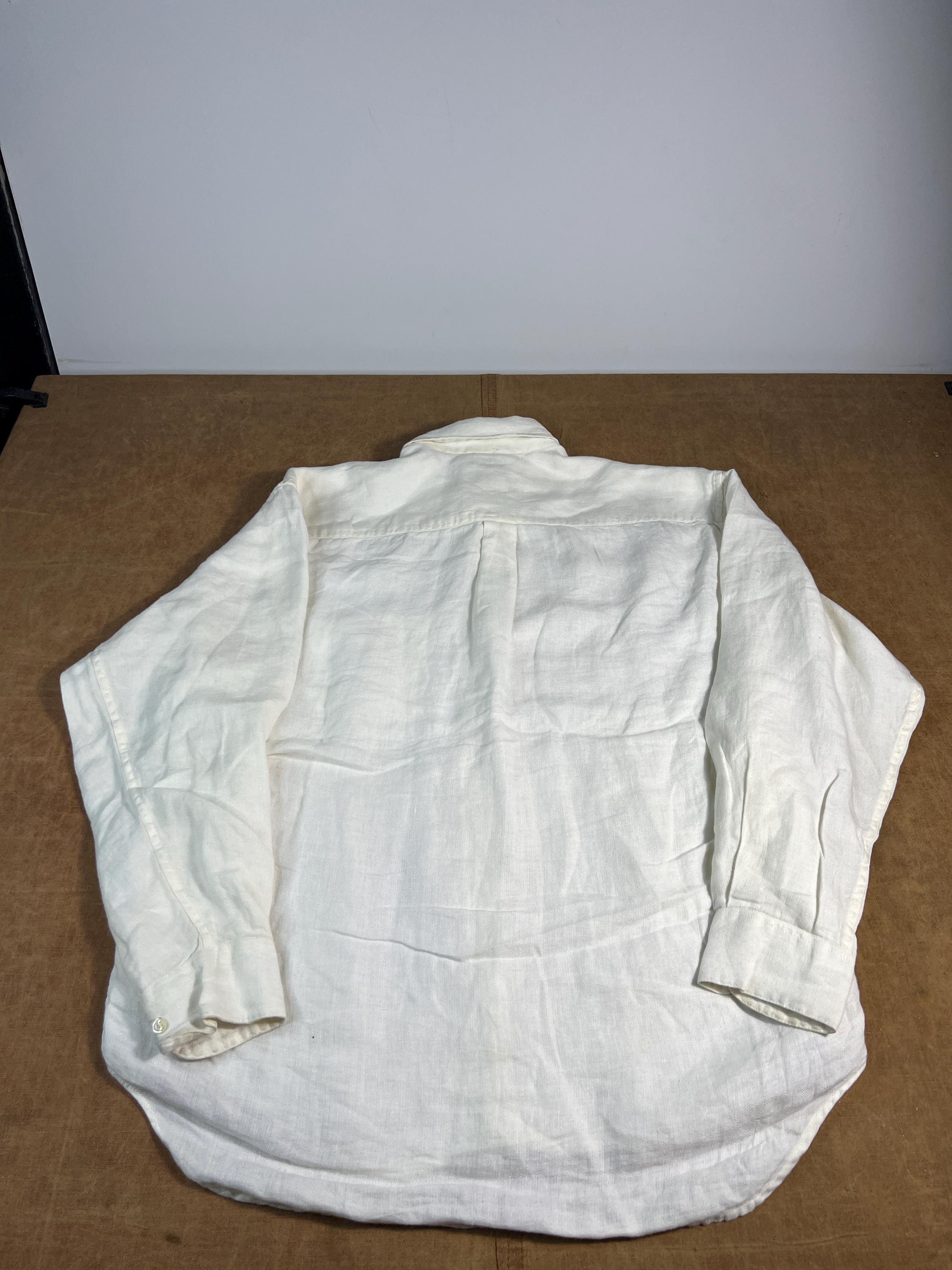 Vintage 90's Banana Republic One Pocket Linen Material Basic Blank