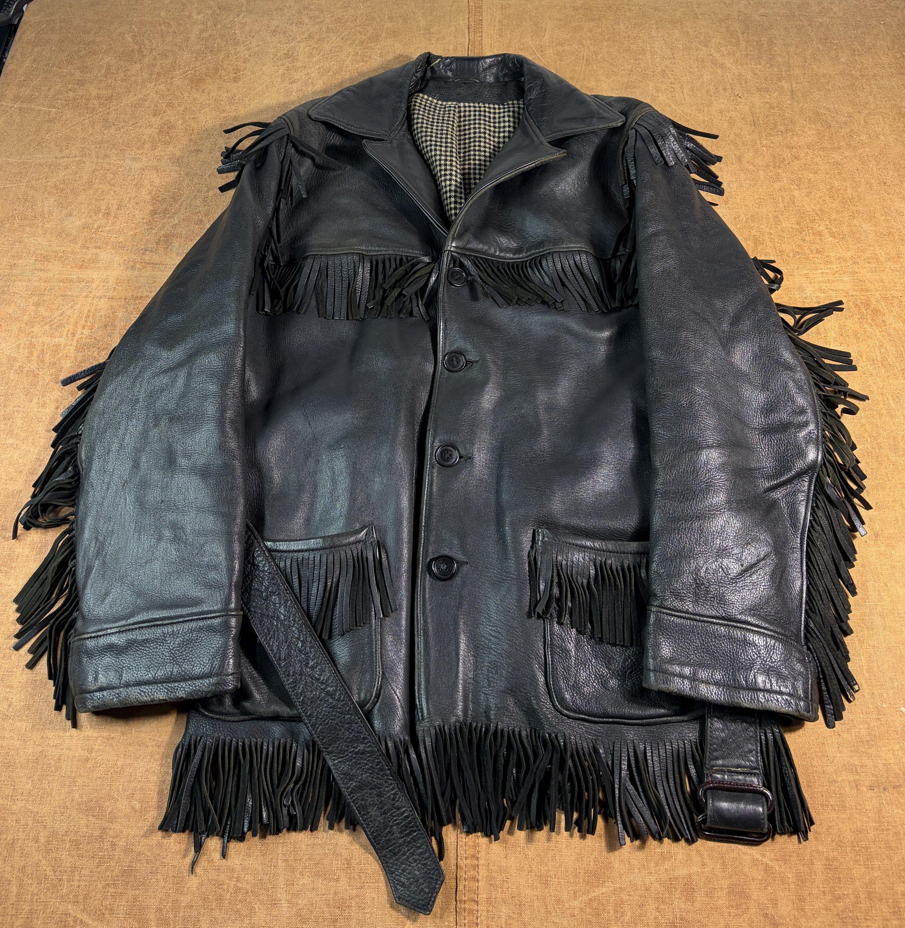 70s Fringe Jacket Men - Etsy
