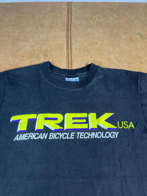 trek bicycle t shirts New T-Shirt Mountain Bike Logo Road Cycling Race MTB Men's Black, black Fashion knit fabric with a semi Fade Women's T-Shirt