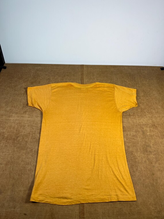 Vintage 70's Target Basic Blank Single Stitch Cot… - image 4